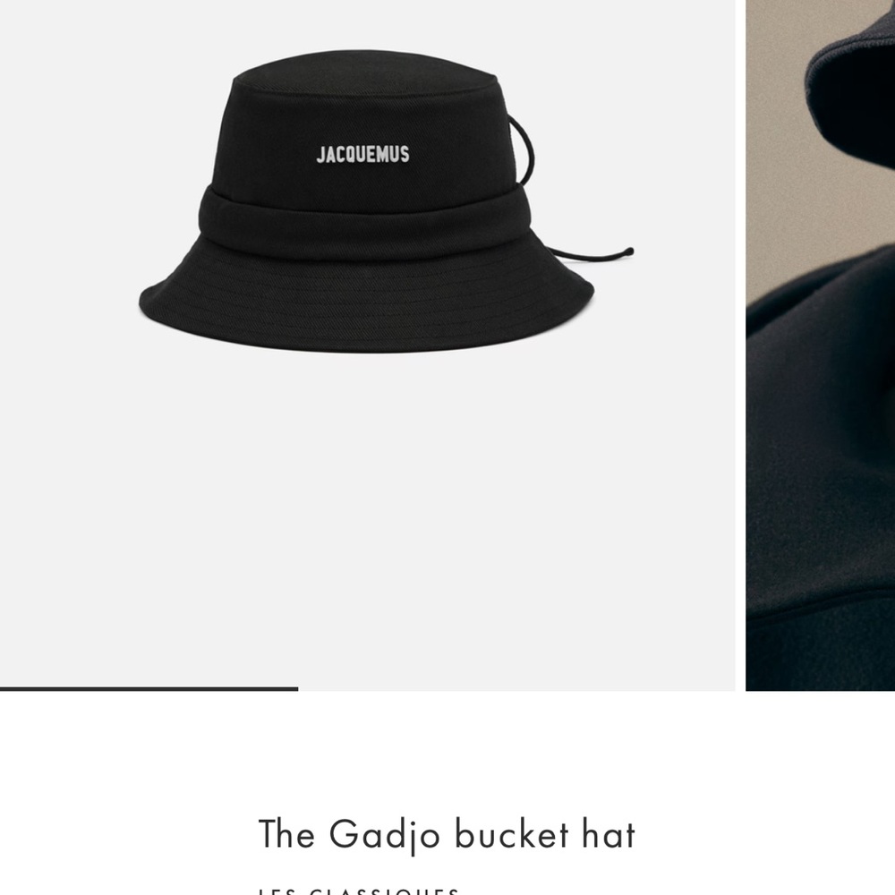 Jacquemus Classic Black Hat - Picture 2 of 14